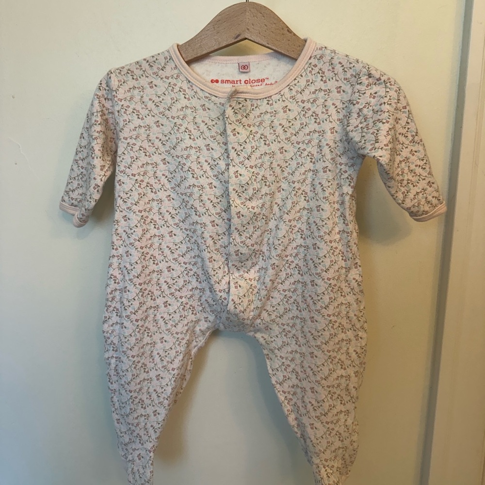 Magnificent Baby Pink Footies One Piece